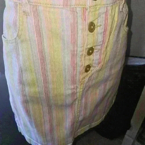 Maeve Anthropologie Womans Striped Skirt Size 16. - Picture 2 of 12